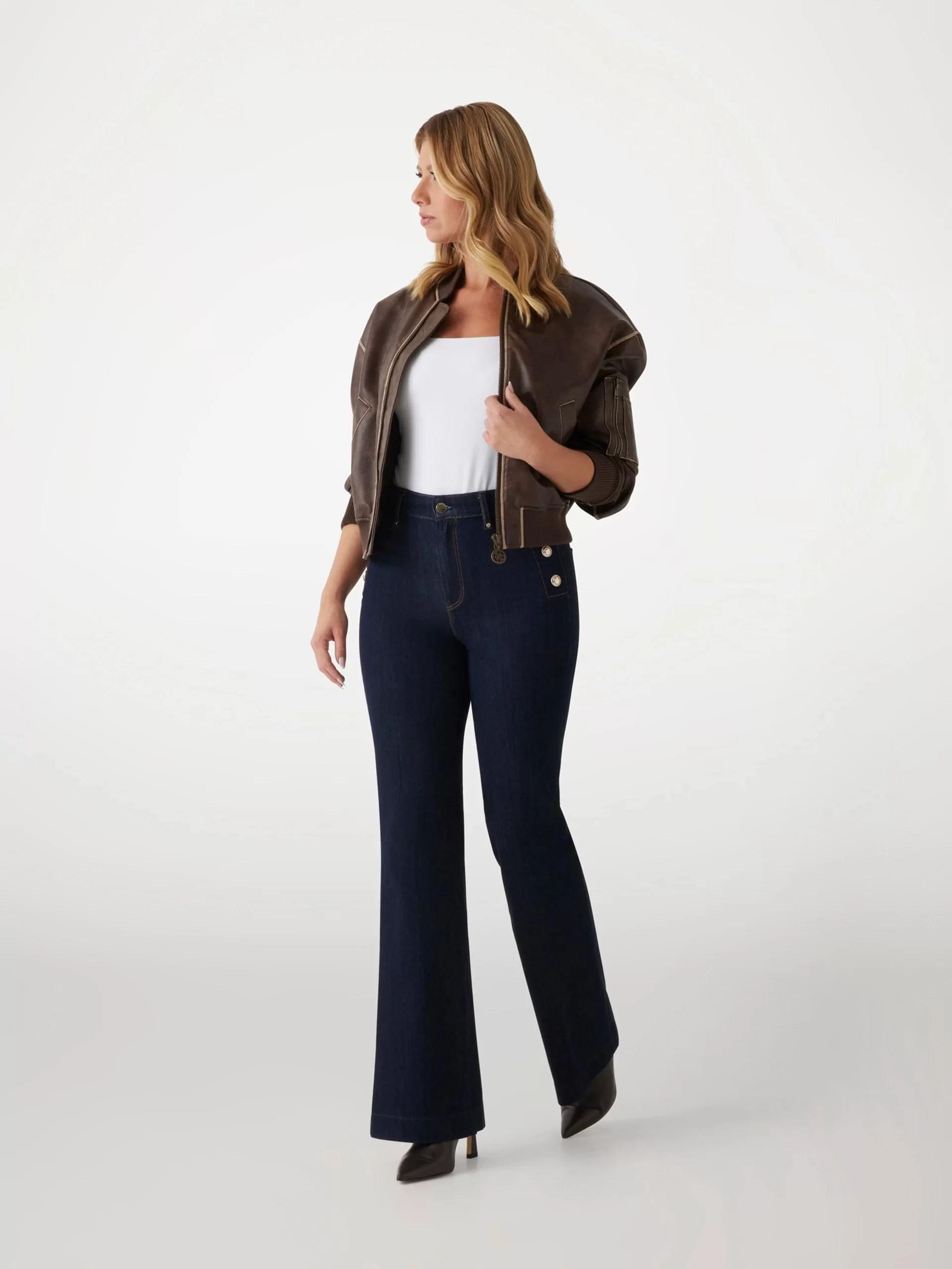 Guess New Faye Kadın Lacivert Modal Karışımlı Skinny Fit Jean W5RA0PD5PW1-BFIN