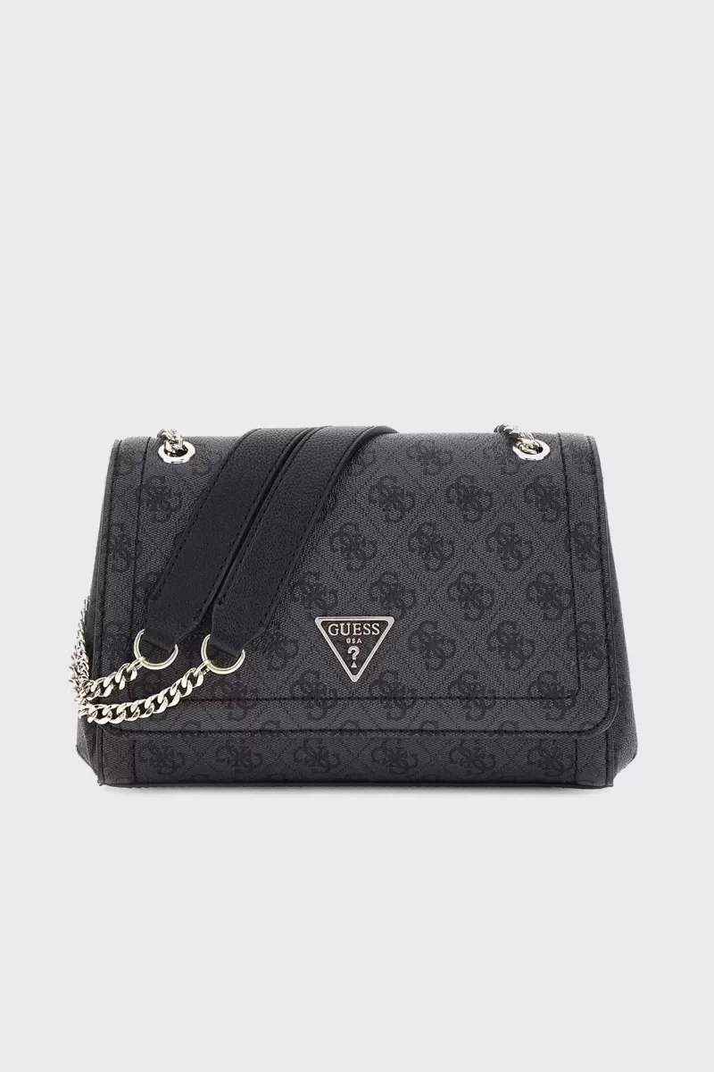 Guess NOELLE CONVERTIBLE X Kadın Antrasit Çapraz Çanta HWBG7879210-CLO