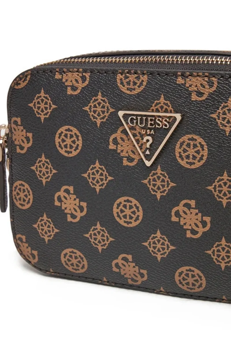 Guess NOELLE CROSSBODY CAMERA Kadın Kahverengi Çapraz Çanta HWPZ7879140-MLO