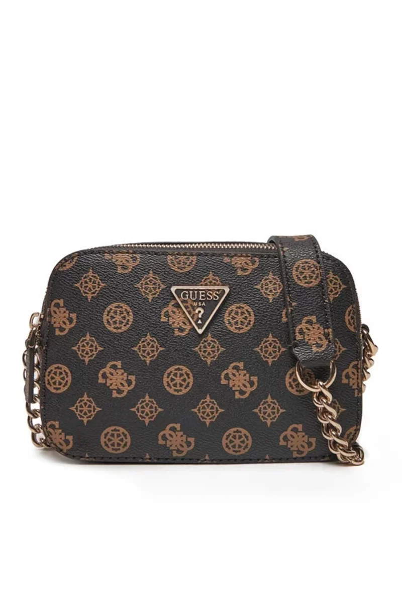 Guess NOELLE CROSSBODY CAMERA Kadın Kahverengi Çapraz Çanta HWPZ7879140-MLO