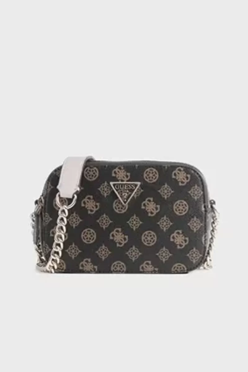 Guess Noelle Crossbody Camera Kadın Kahverengi Çapraz Çanta HWPZ7879140-MLO