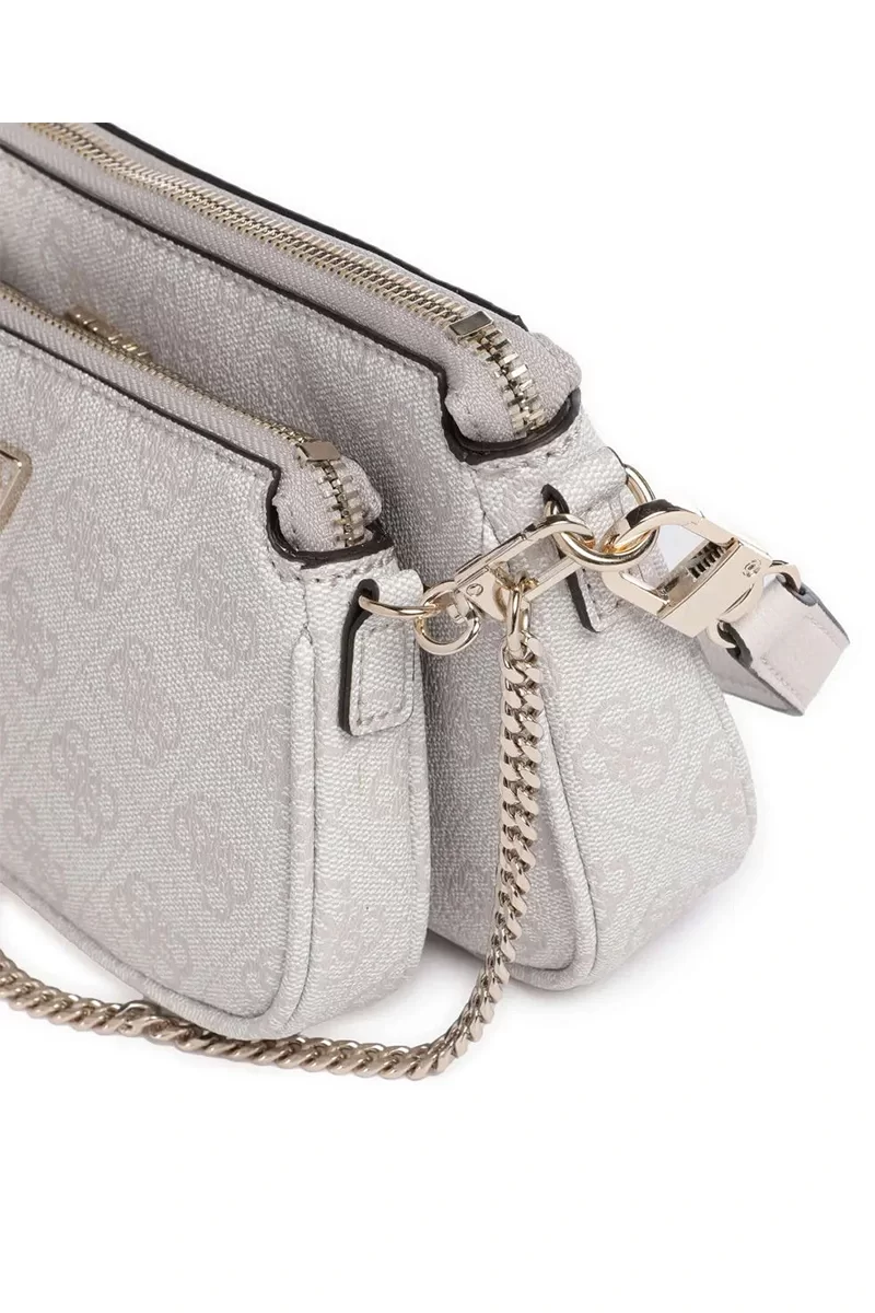Guess NOELLE DBL POUCH CROSSBODY Kadın Mavi Mini Çanta HWBG7879710-BNN