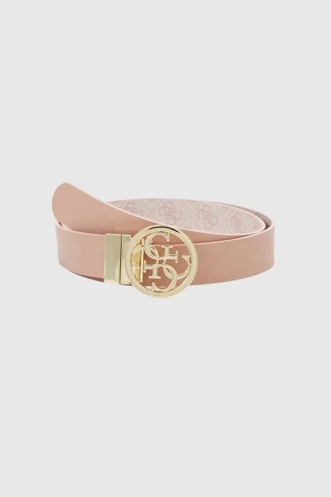 Guess Noelle Kadın Pembe Ayarlanabilir Çift Taraflı Kemer BW9166P4235-RWG