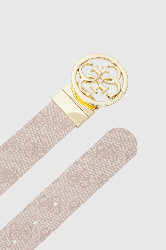 Guess Noelle Kadın Pembe Ayarlanabilir Çift Taraflı Kemer BW9166P4235-RWG