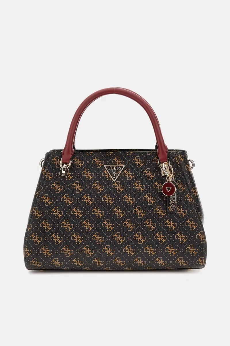 Guess NOELLE LUXURY SATCHEL Kadın Kahverengi El Çantası HWQL7879070-BRO