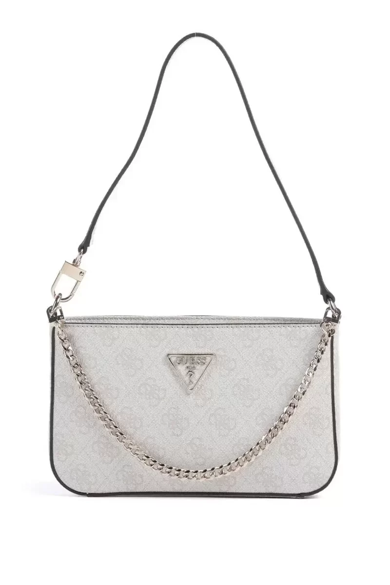 Guess NOELLE MINI TOP ZIP SHOULDER Kadın Mavi Mini Çanta HWBG7879720-BNN