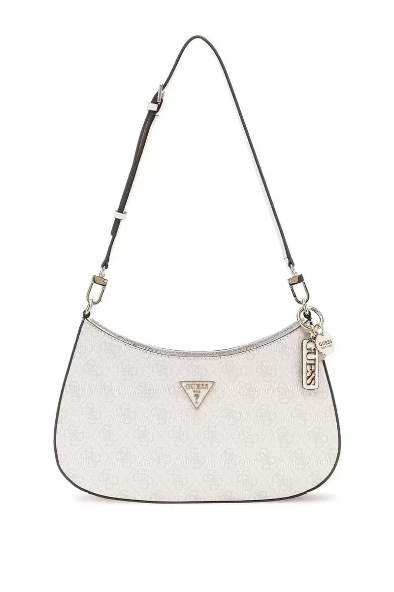 Guess NOELLE TOP ZIP SHOULDER BAG Kadın Mavi Omuz Çantası HWBG7879180-BNN