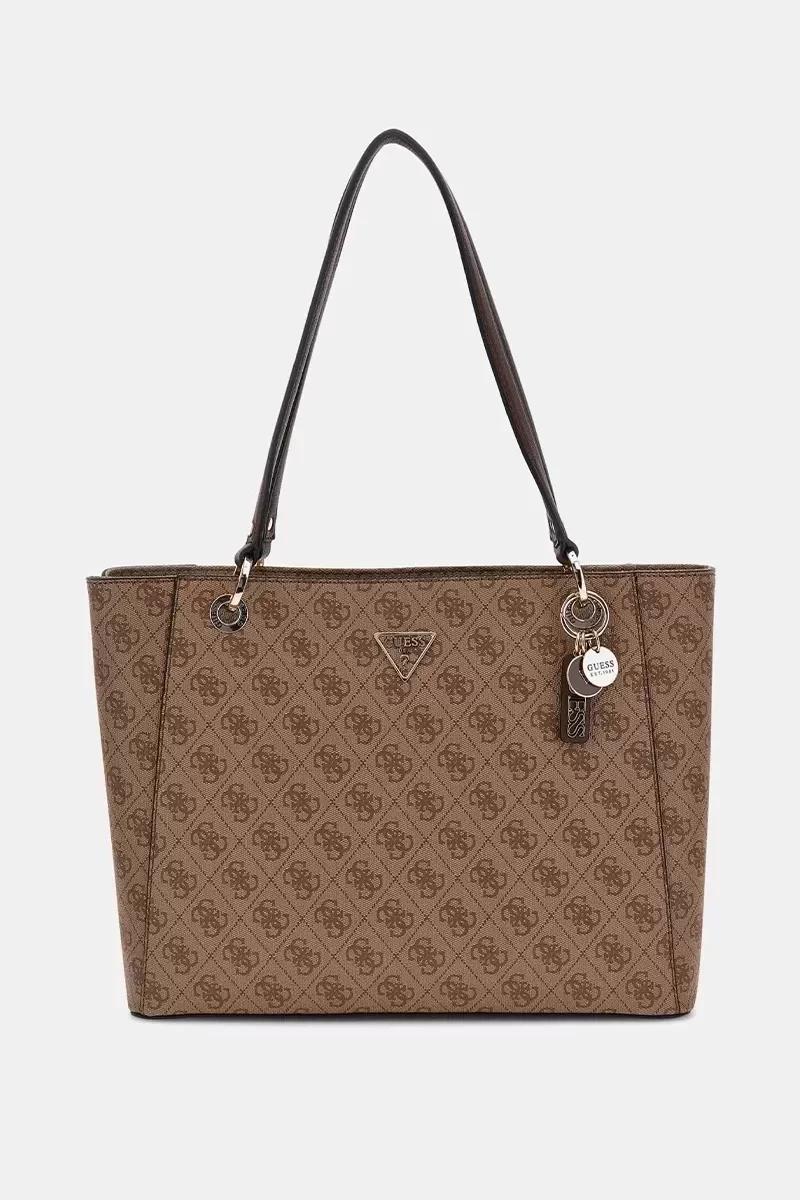 Guess NOELLE TOTE Kadın Kahverengi Omuz Çantası HWBG7879250-LGW