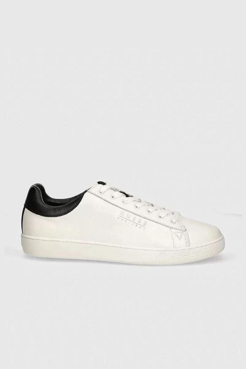 Guess Nola Erkek Siyah/Beyaz Sneaker FMTNOLFAB12-OFBLA