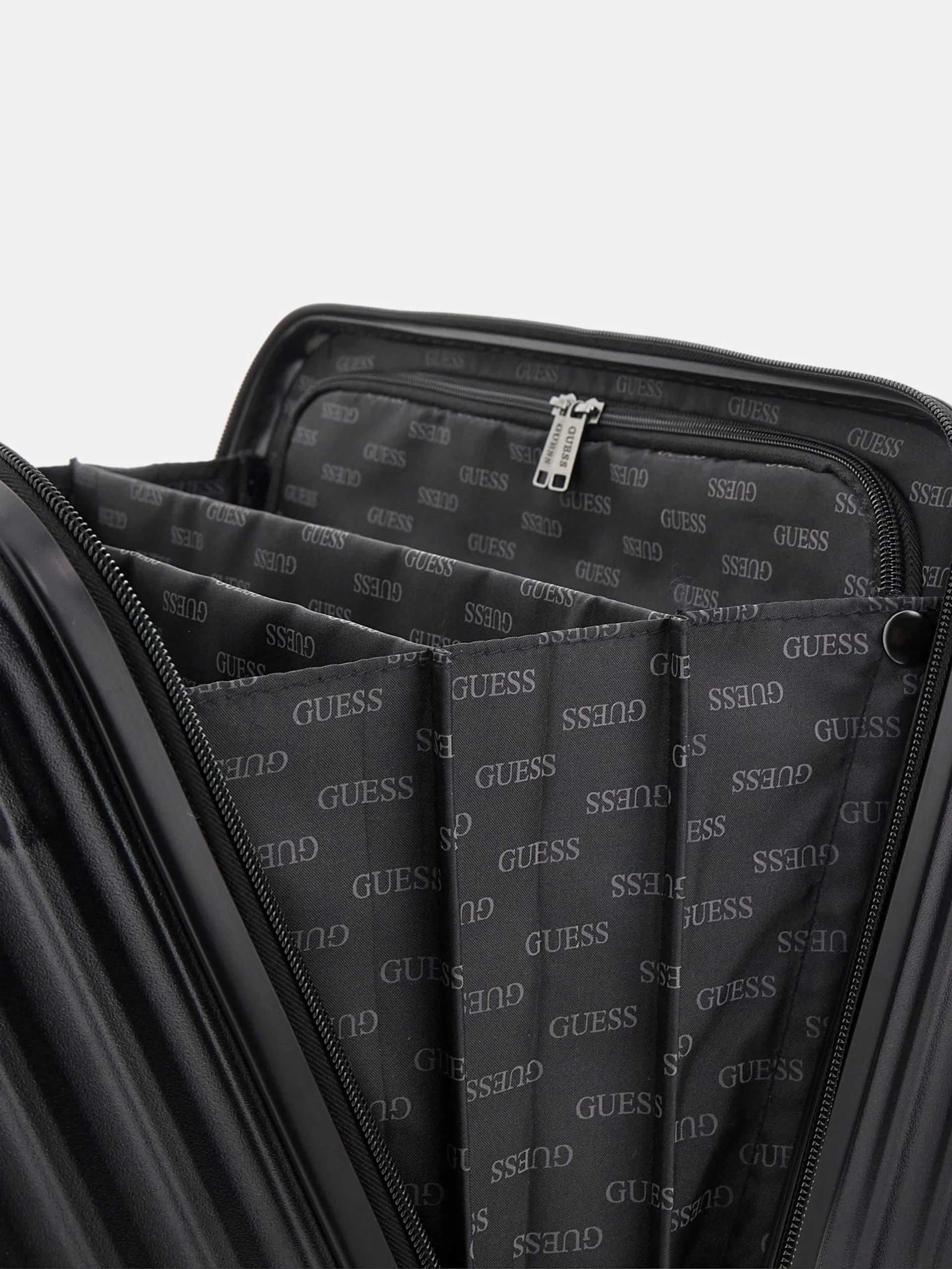 Guess Olbia Erkek Siyah Küçük Boy Valiz TMOLPCP5243-BLA