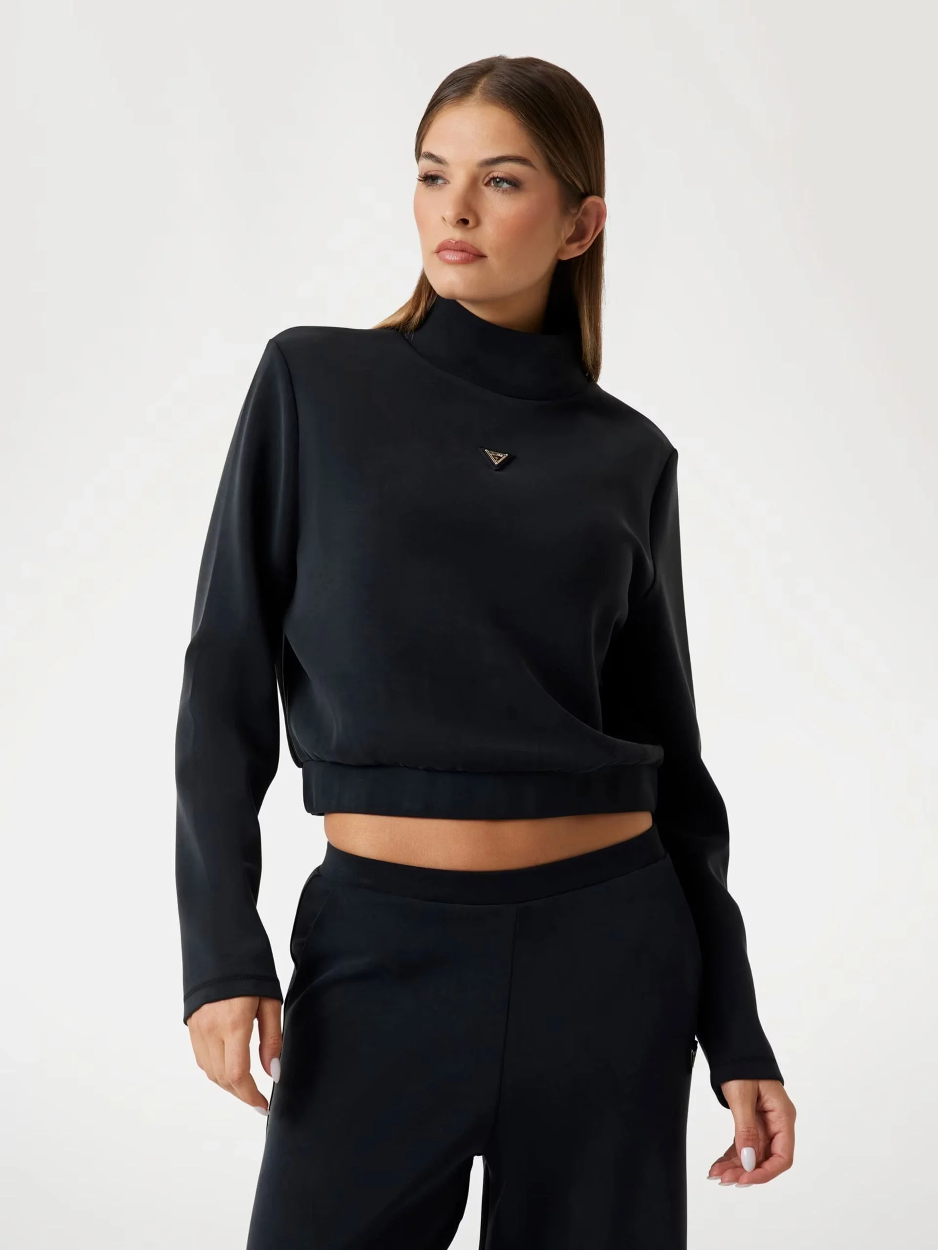 Guess Olympe Kadın Mor Aktif Modal Karışımlı Scuba Sweatshirt V4YQ05KCAY2-G4P2