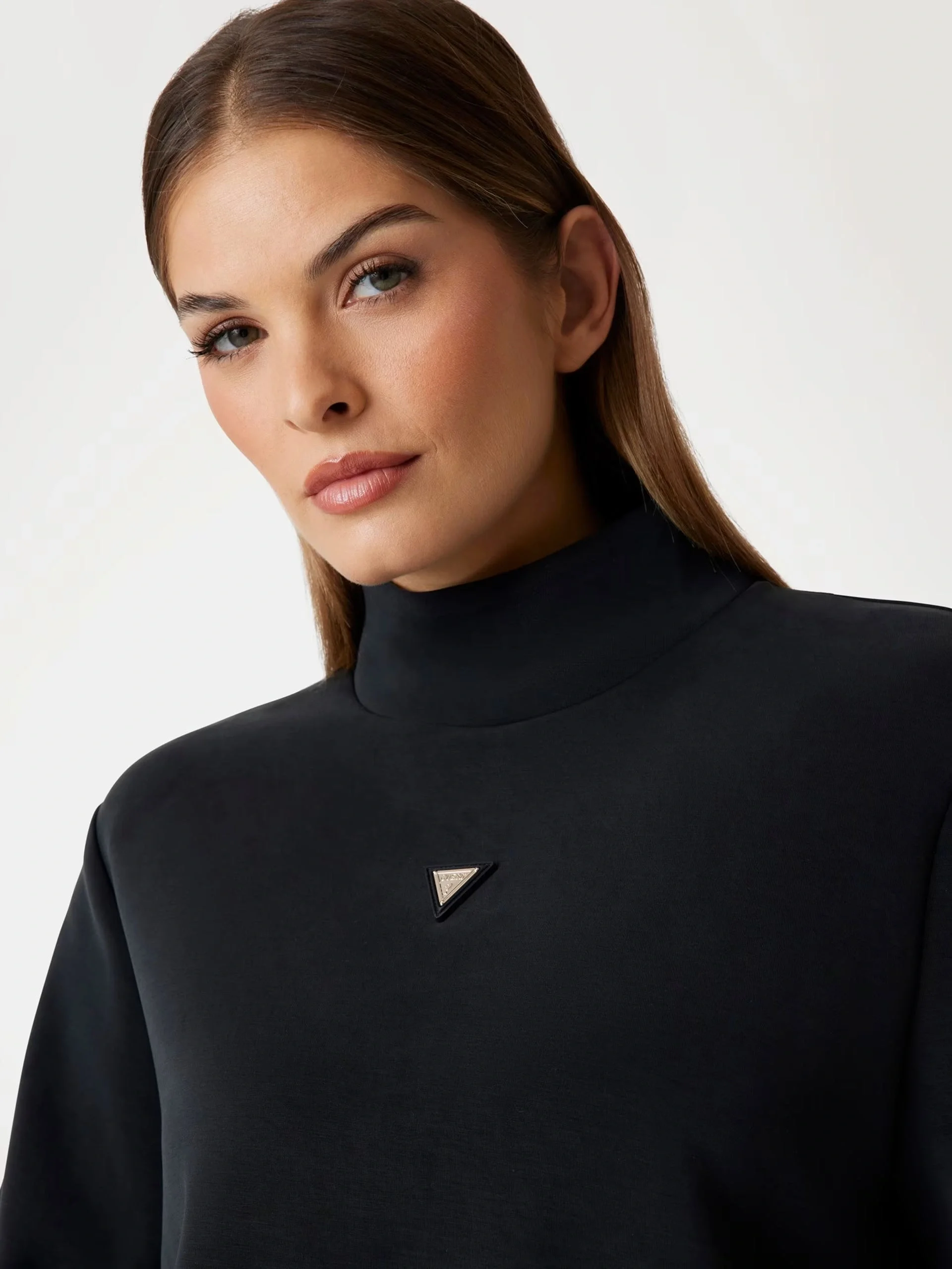 Guess Olympe Kadın Mor Aktif Modal Karışımlı Scuba Sweatshirt V4YQ05KCAY2-G4P2