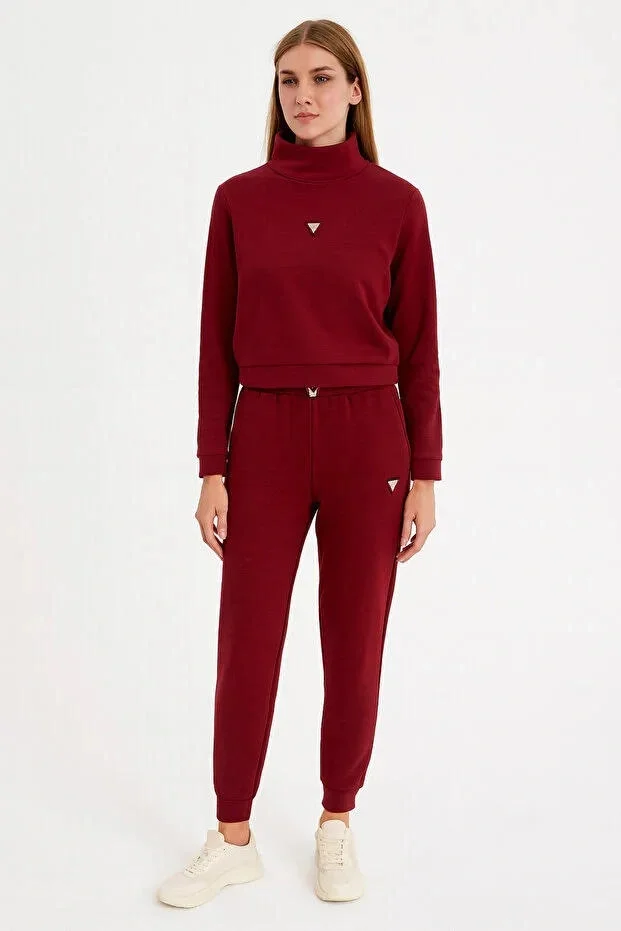 Guess Olympe Kadın Mor Aktif Modal Karışımlı Scuba Sweatshirt V4YQ05KCAY2-G4P2