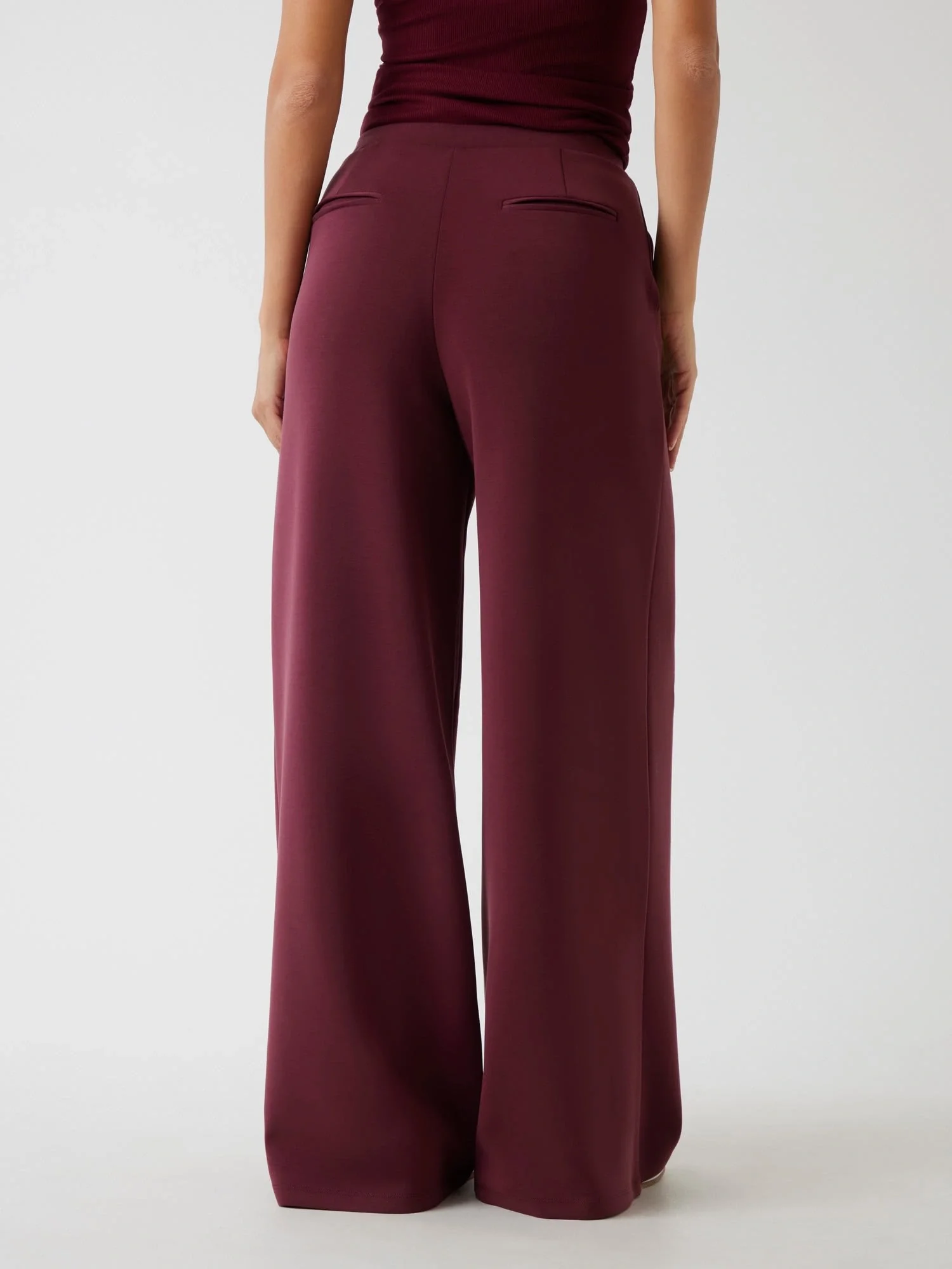 Guess Olympe Kadın Mor Aktif Palazzo Fit Modal Karışımlı Scuba Eşofman Altı V4YB07KCAY2-G4P2