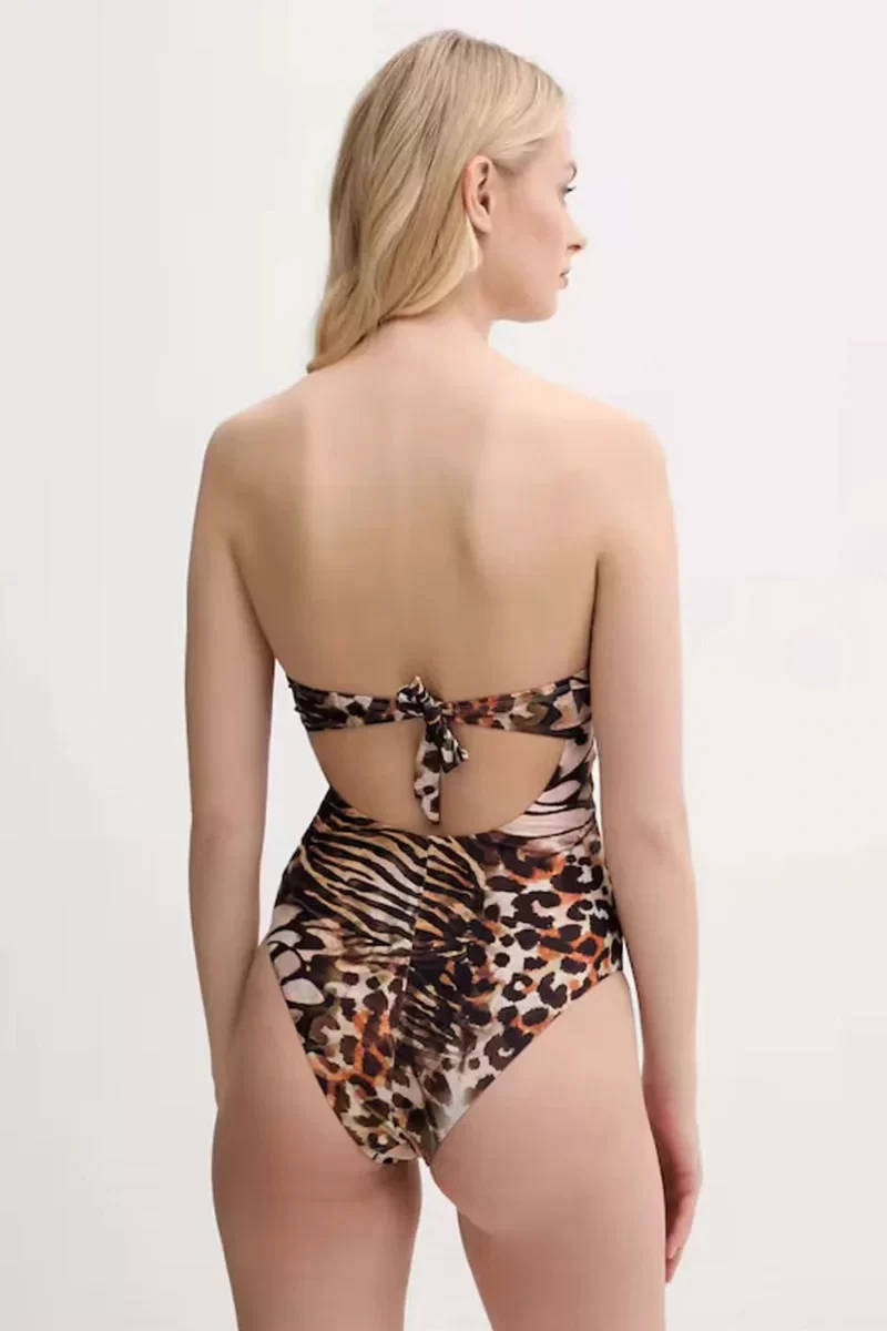 Guess ONE PIECE BANDEAU Kadın Çok Renkli Mayo E5GJ09KCRJ2-P1LI