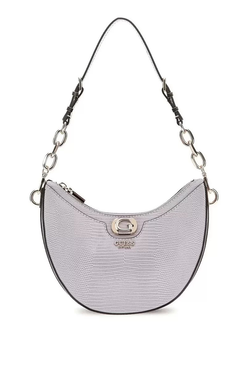 Guess Guess Kadın Gri Orlina Desenli Omuz Çantası Kadın Gri Omuz Çantası HWKG9531180-LVG