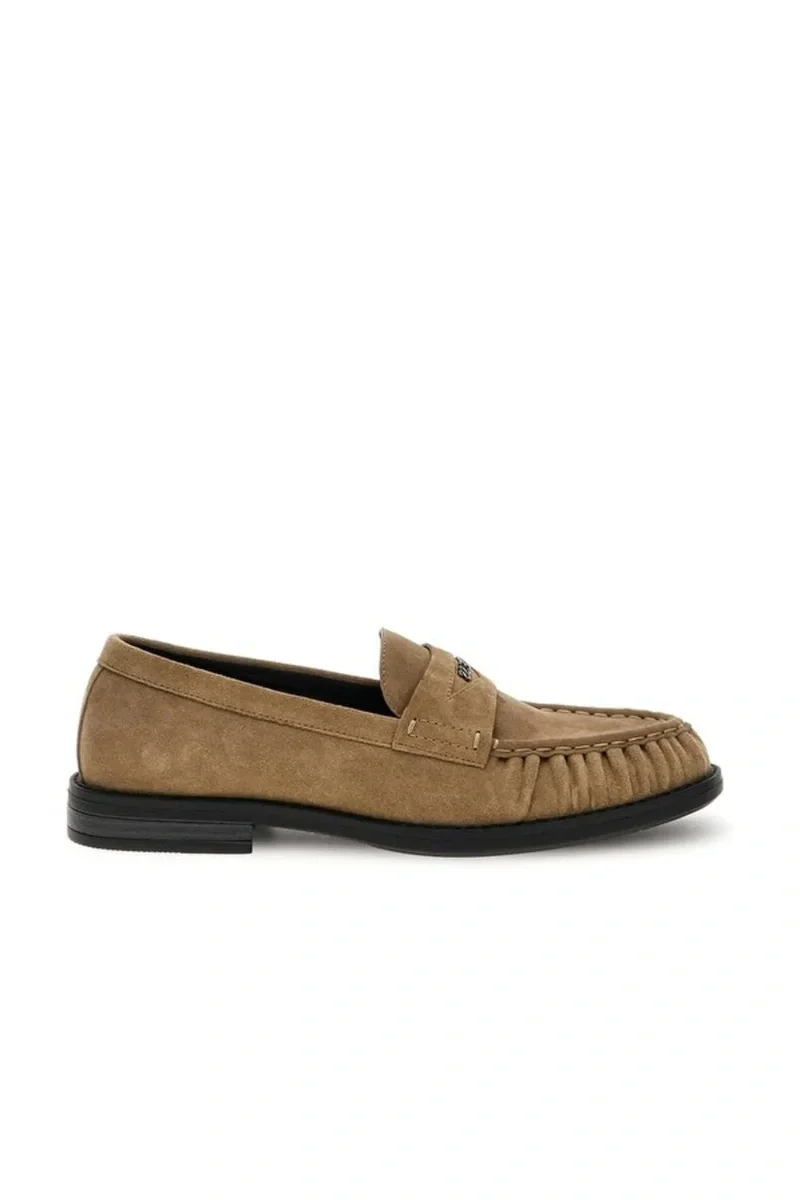 Guess OSAKA Erkek Bej Loafer FMJOSASUE14-BEIGE