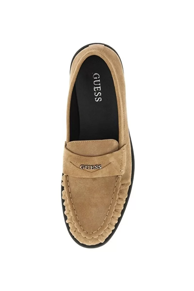 Guess OSAKA Erkek Bej Loafer FMJOSASUE14-BEIGE