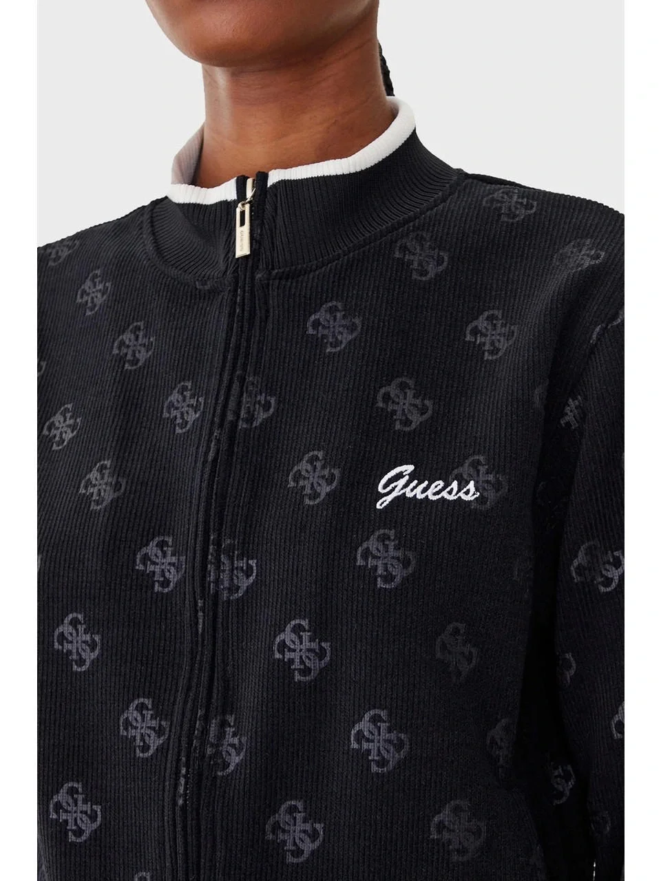 Guess Paulina Kadın Siyah Aktif Sweatshirt V5BQ01K1902-JBLK