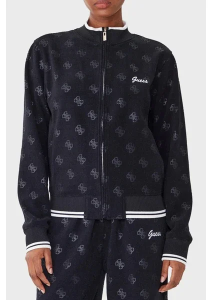 Guess Paulina Kadın Siyah Aktif Sweatshirt V5BQ01K1902-JBLK