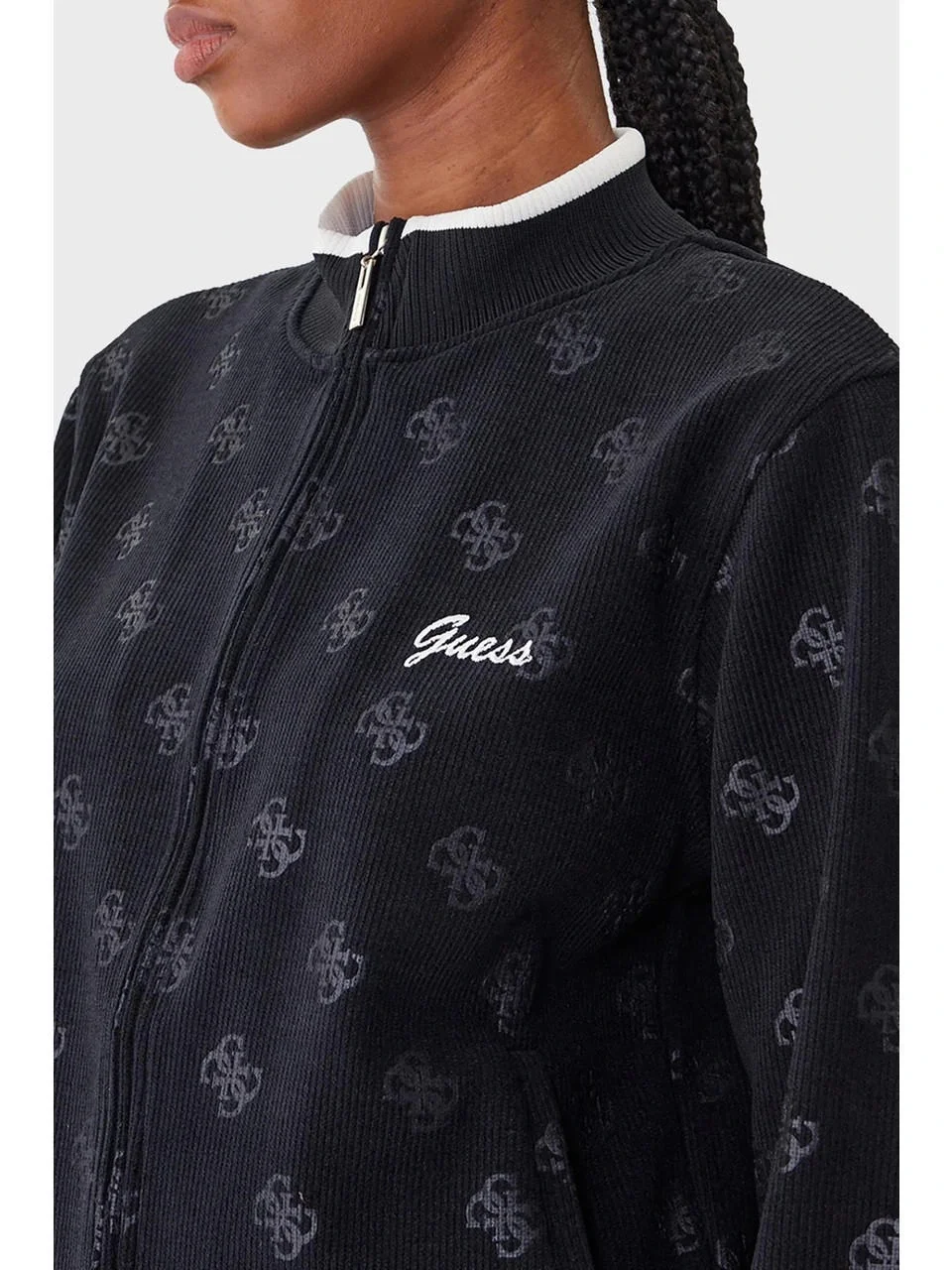 Guess Paulina Kadın Siyah Aktif Sweatshirt V5BQ01K1902-JBLK