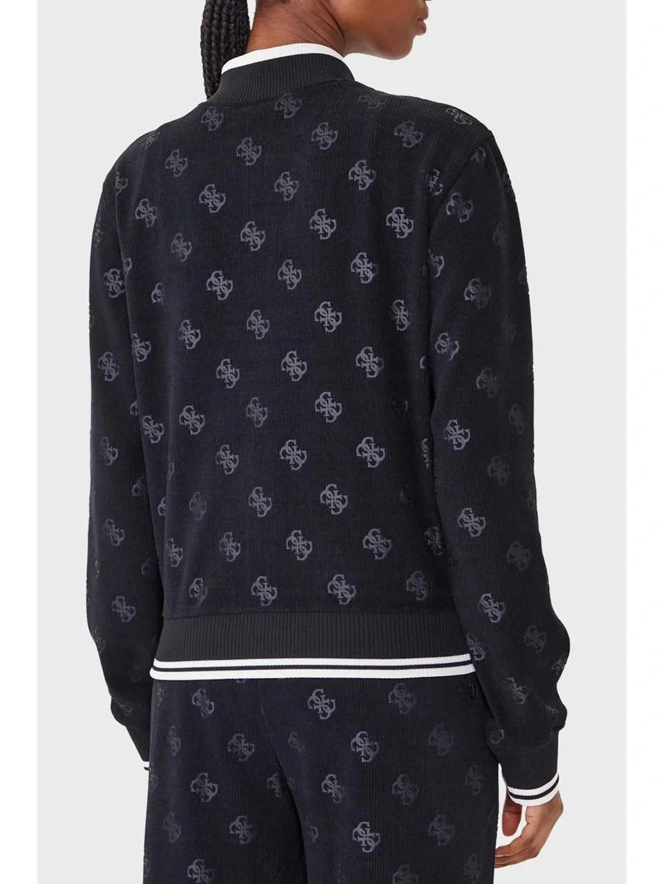 Guess Paulina Kadın Siyah Aktif Sweatshirt V5BQ01K1902-JBLK