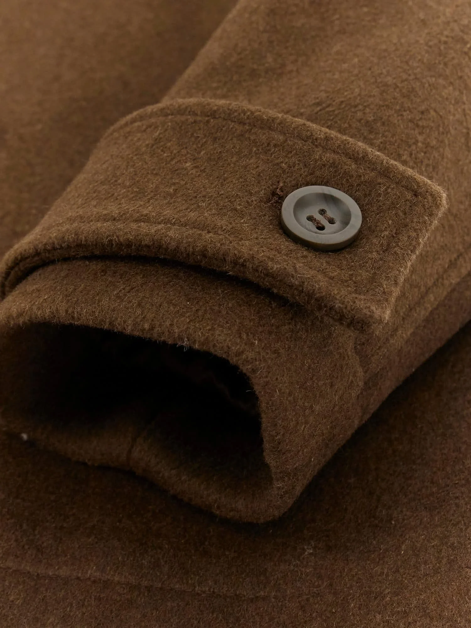 Guess Peacoat Erkek Kahverengi Yün Karışımlı Kaban M5BL2JW2242-A12G