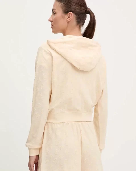 Guess PEONY JACQUARD HOODED FULL ZIP Kadın Çok Renkli Sweatshirt V5GQ00KCT02-F27G