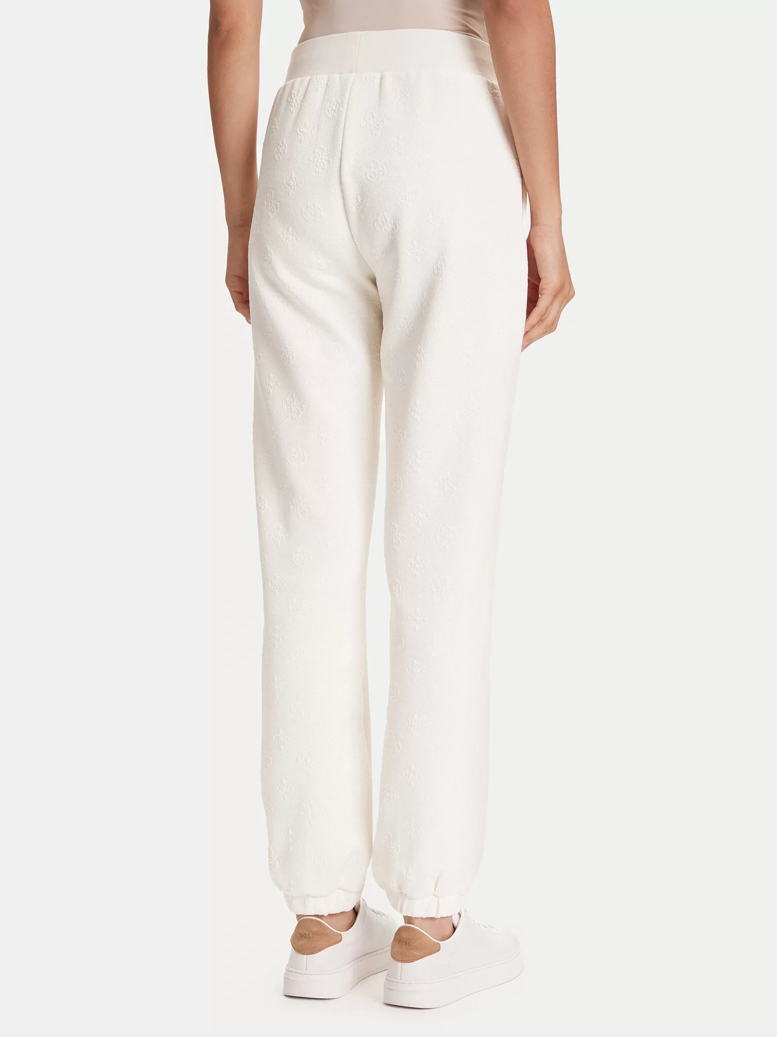 Guess Peony Kadın Beyaz Aktif Regular Fit Eşofman Altı V5YB06KBSL2-F0EP