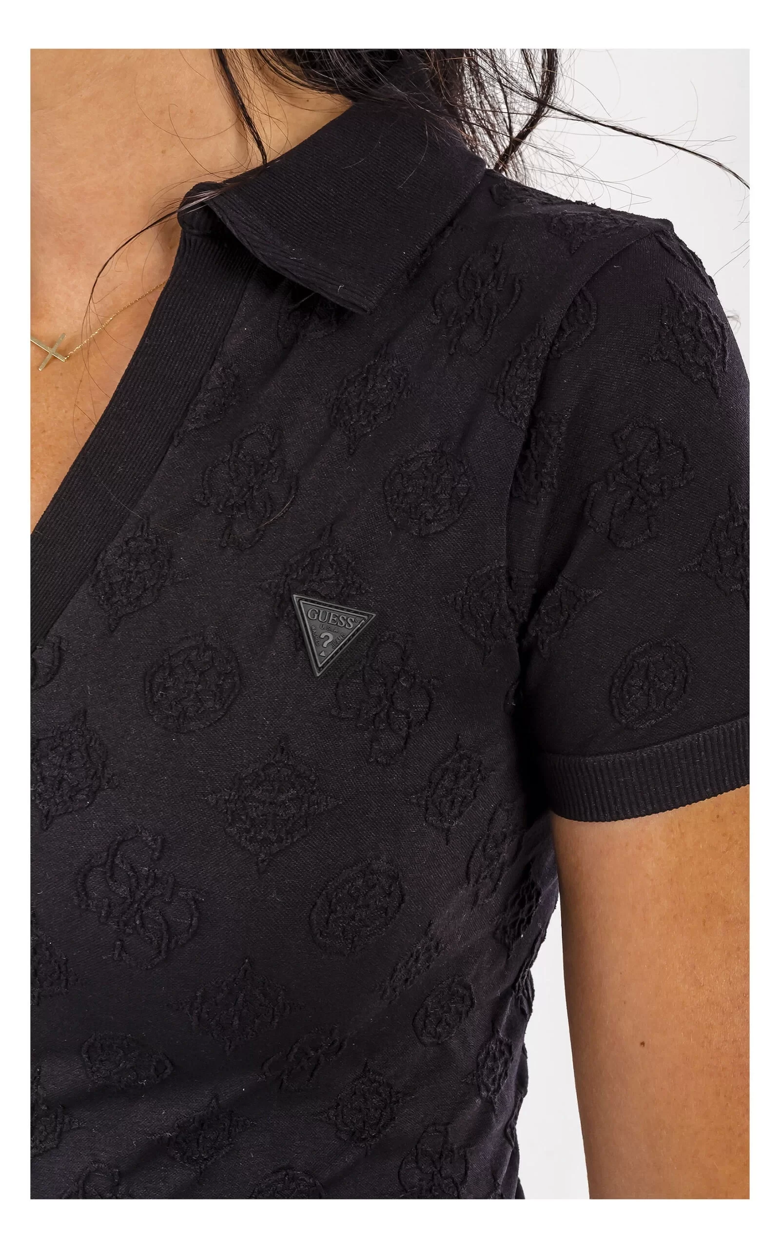 Guess Peony Kadın Siyah Aktif Elbise V5YK05Z3OA0-FJ8B