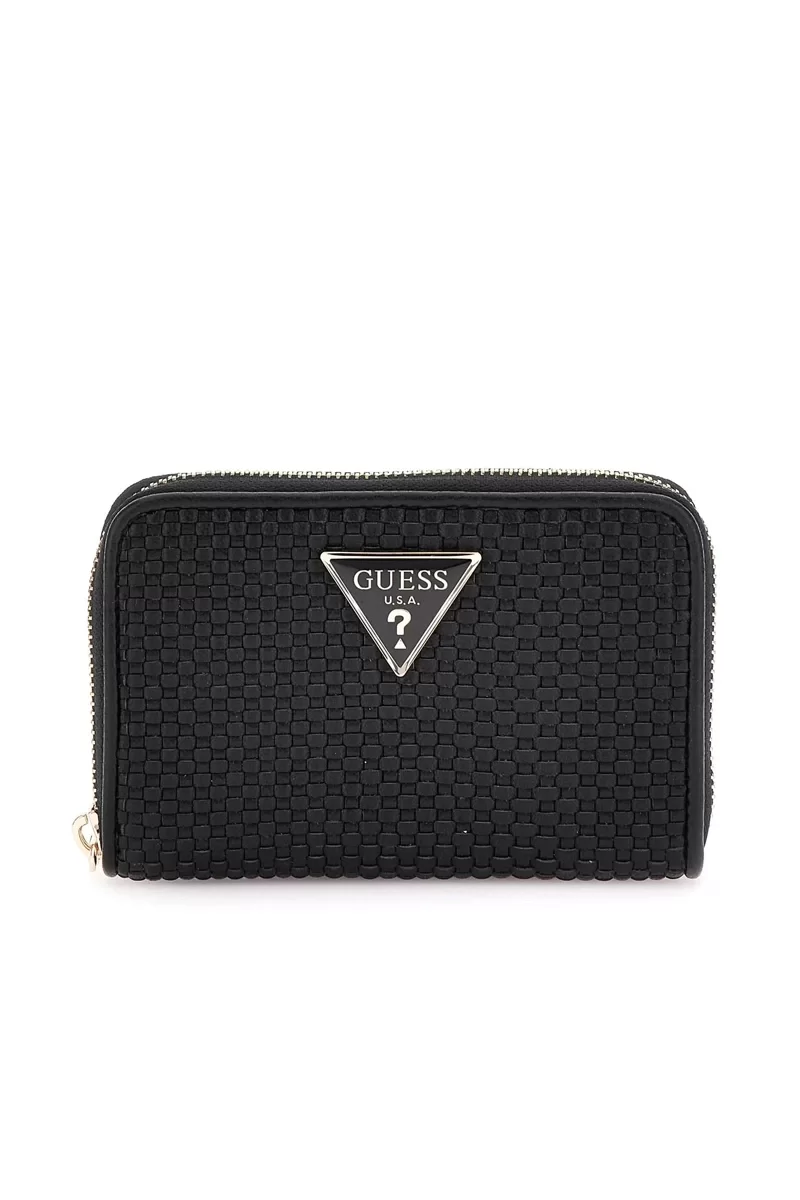 Guess PHAEDRA SLG MEDIUM ZIP AROUND Kadın Siyah Cüzdan SWWG9638140-BLA