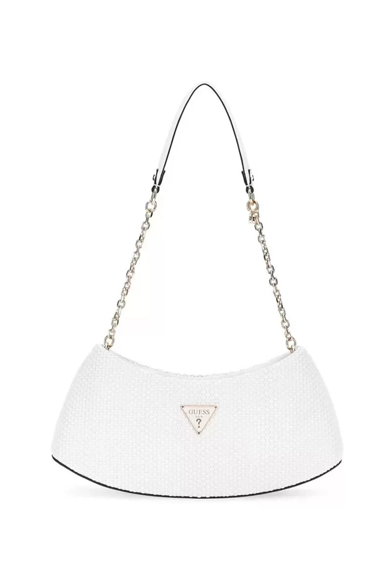 Guess PHAEDRA TOP ZIP SHOULDER BAG Kadın Beyaz Çapraz Çanta HWWG9638170-WHI