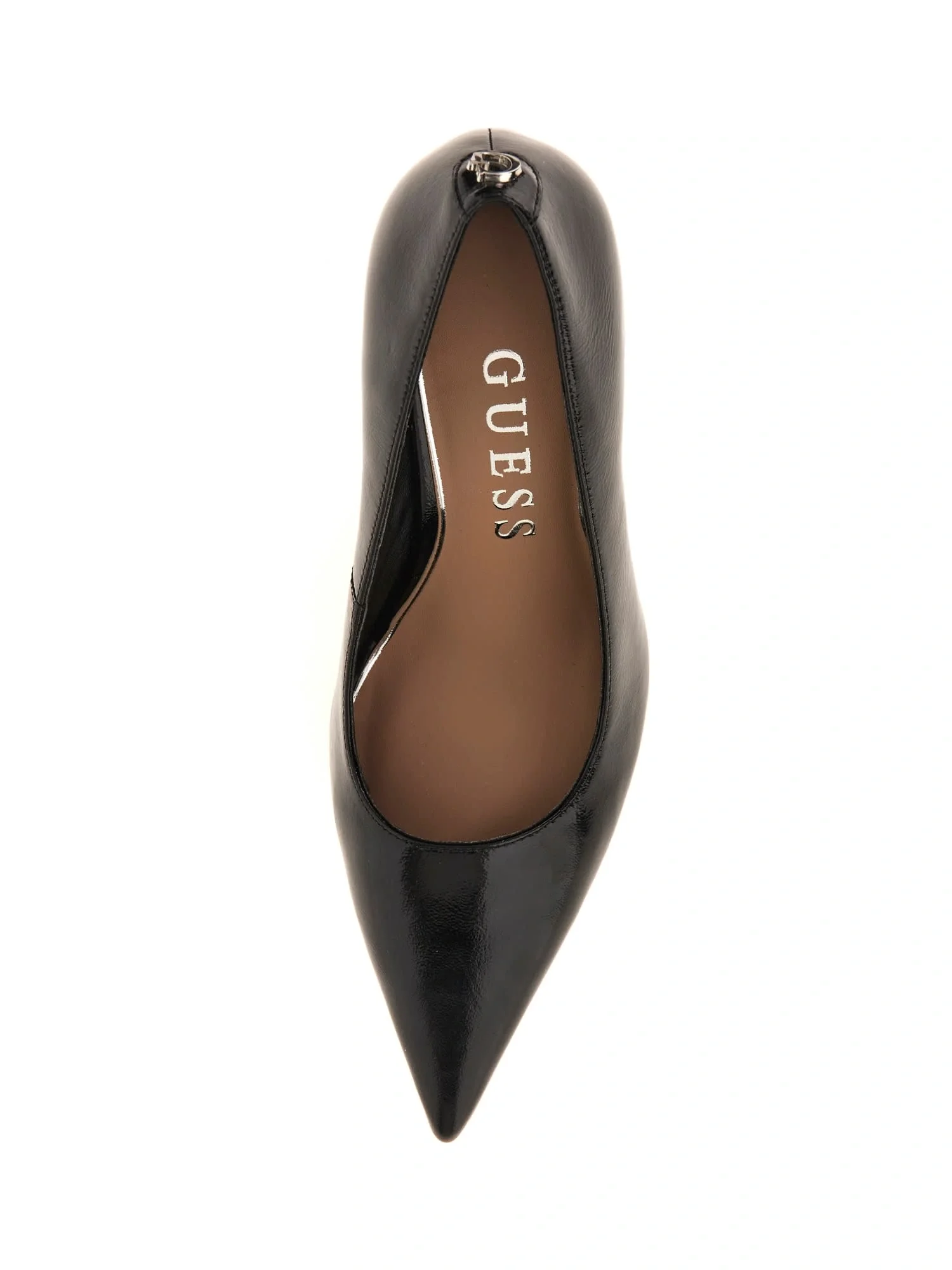 Guess Prindy Kadın Siyah Deri Topuklu Ayakkabı FLFPRNLEP08-BLACK