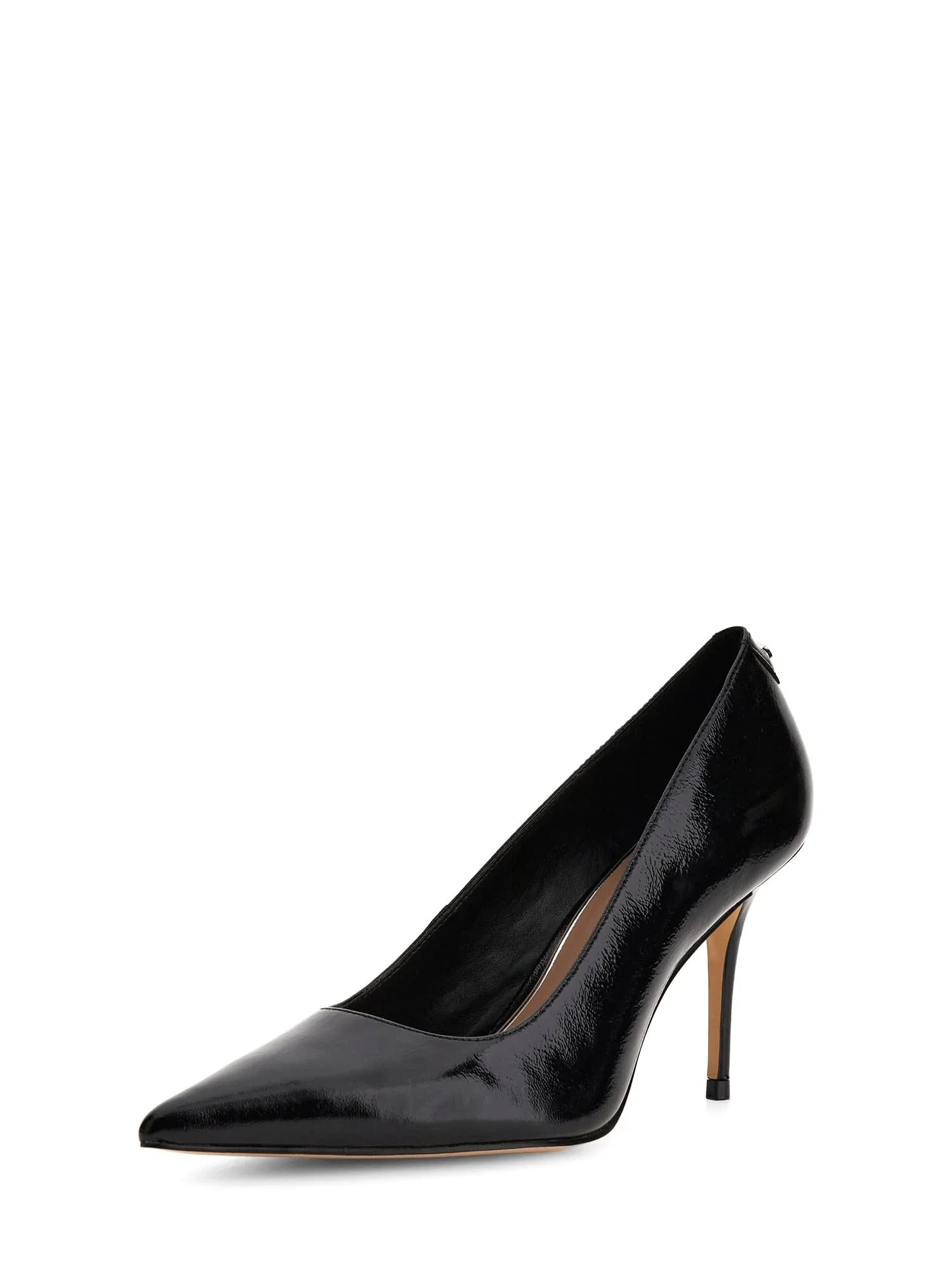 Guess Prindy Kadın Siyah Deri Topuklu Ayakkabı FLFPRNLEP08-BLACK
