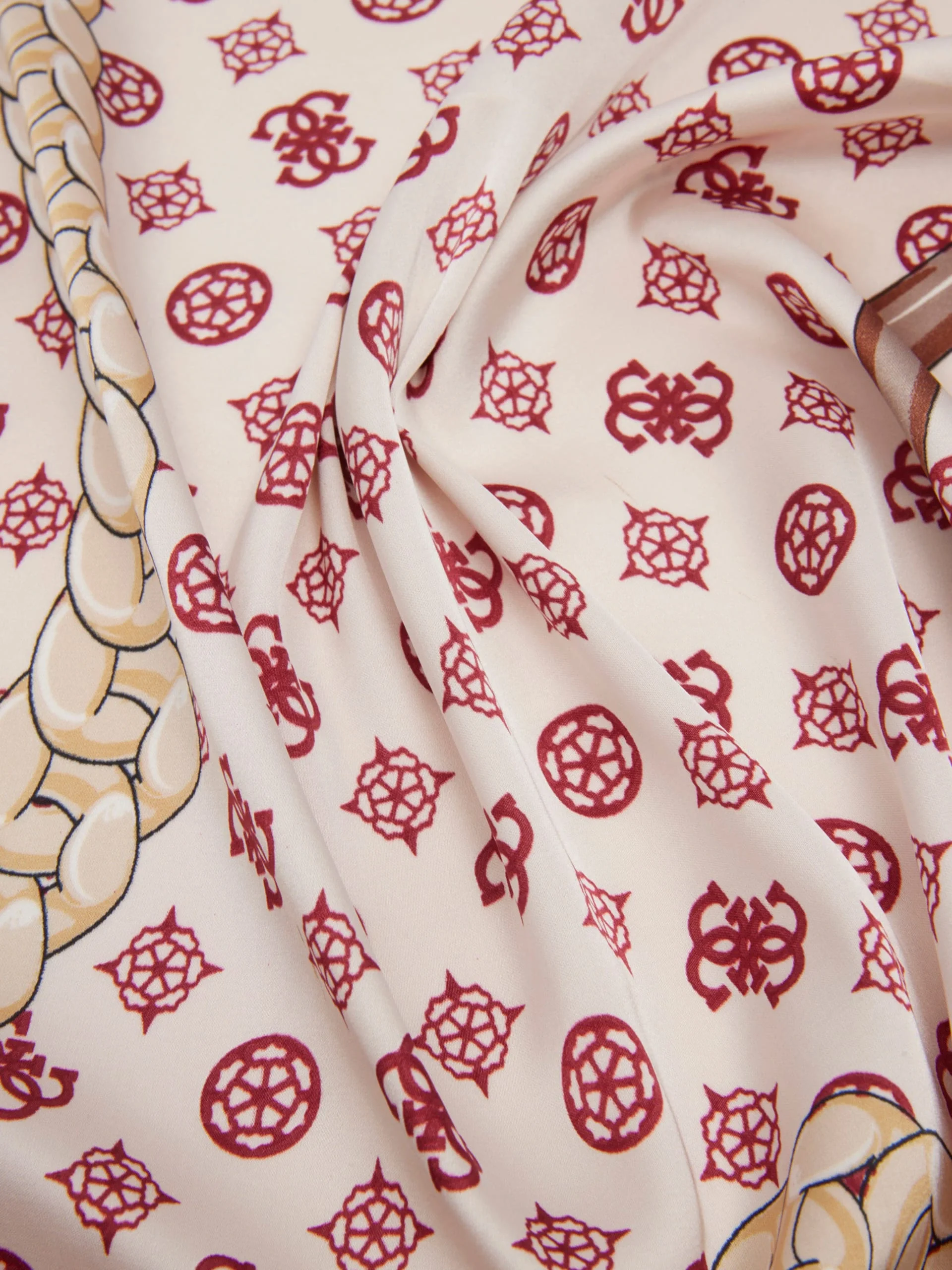 Guess Printed Kadın Kırmızı Eşarp AW5416SIL90-RED