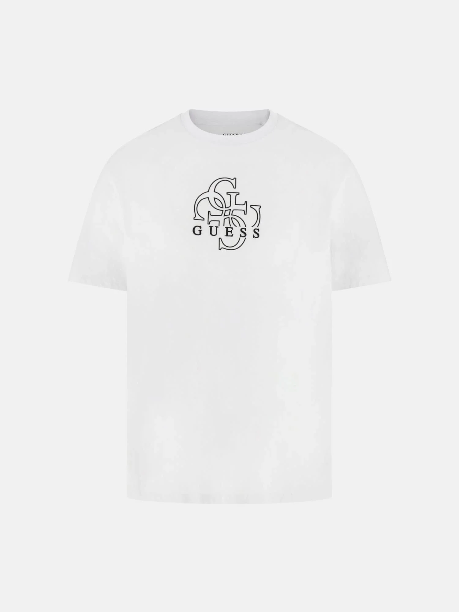 Guess Quattro Erkek Beyaz Regular Fit T-Shirt M5BI76I3Z14-G011