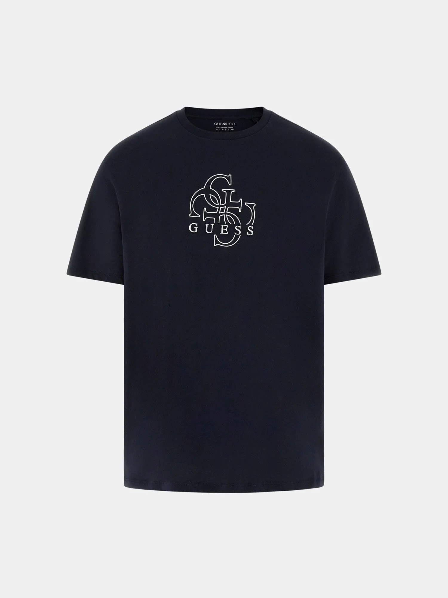 Guess Quattro Erkek Lacivert Regular Fit T-Shirt M5BI76I3Z14-G7V2
