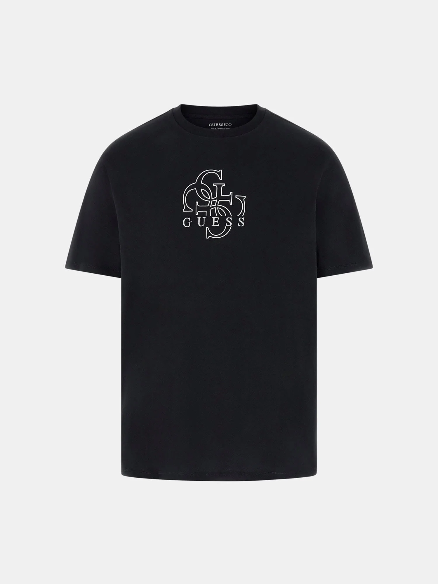 Guess Quattro Erkek Siyah Regular Fit T-Shirt M5BI76I3Z14-JBLK