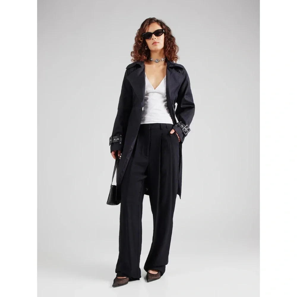 Guess Raphaelle Kadın Siyah Trençkot W5YL02WHDF1-JBLK