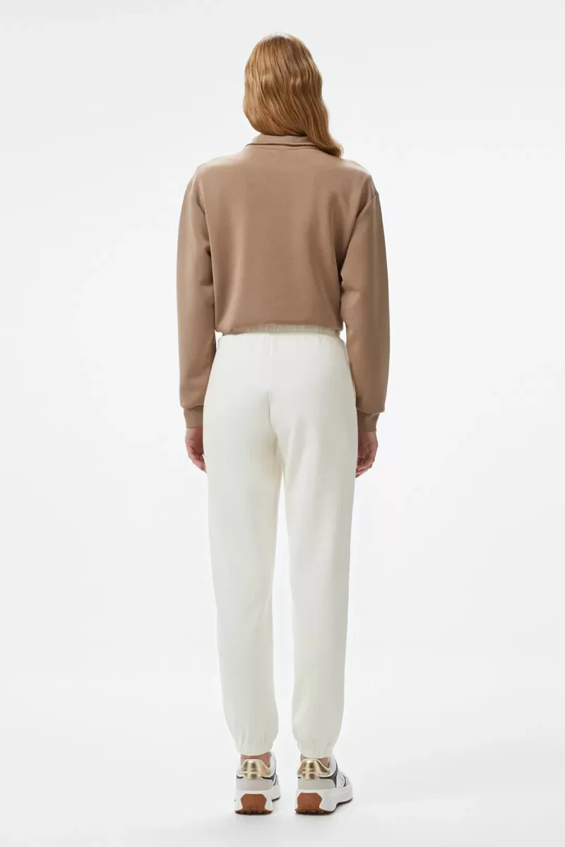 Guess ROBERTA CUFF LONG PANTS Kadın Krem Eşofman Altı V5RB13KC3D2-G6K5