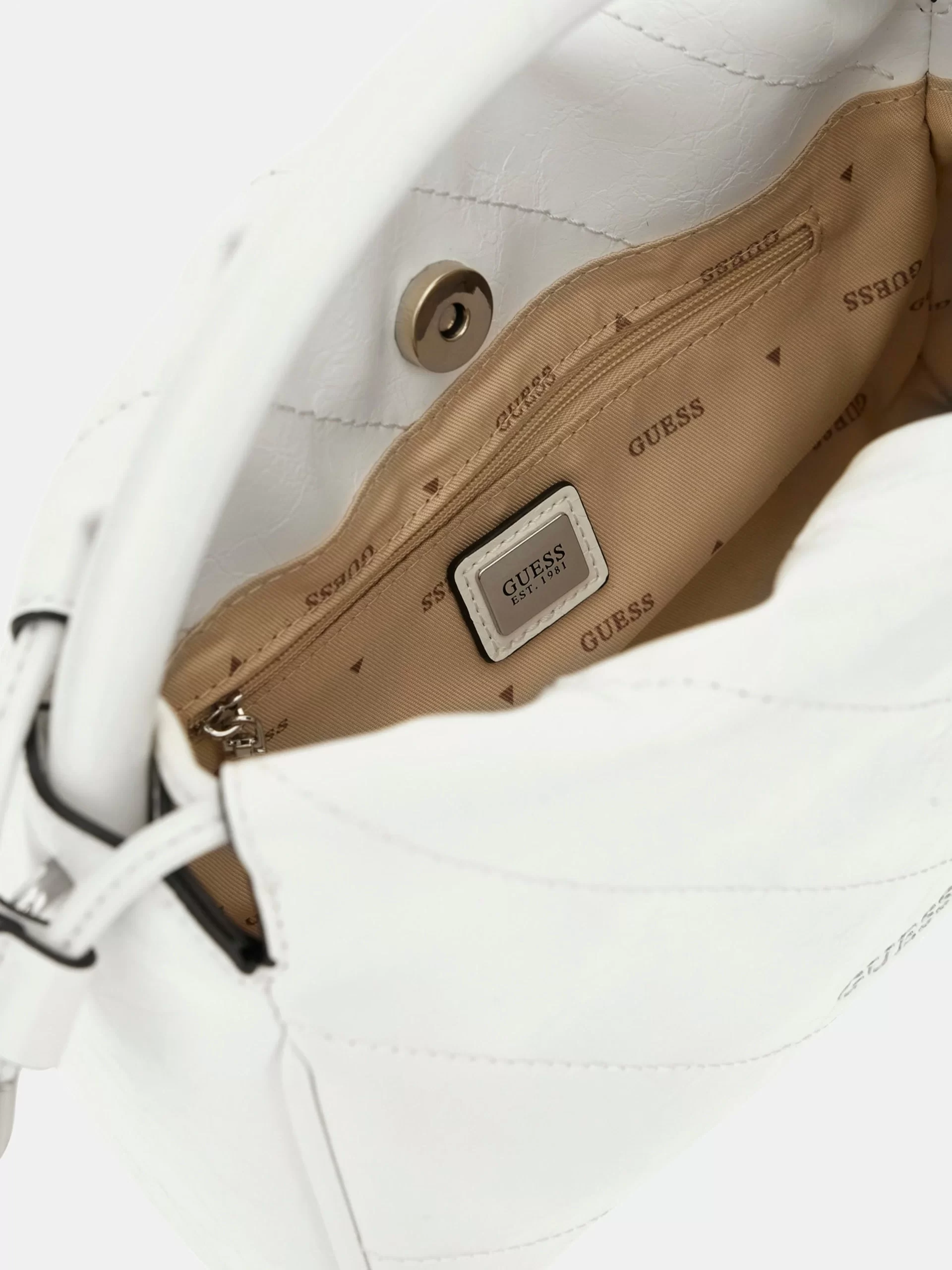 Guess Rosalba Kadın Beyaz Çapraz Askılı Çanta HWMY9659160-WHI