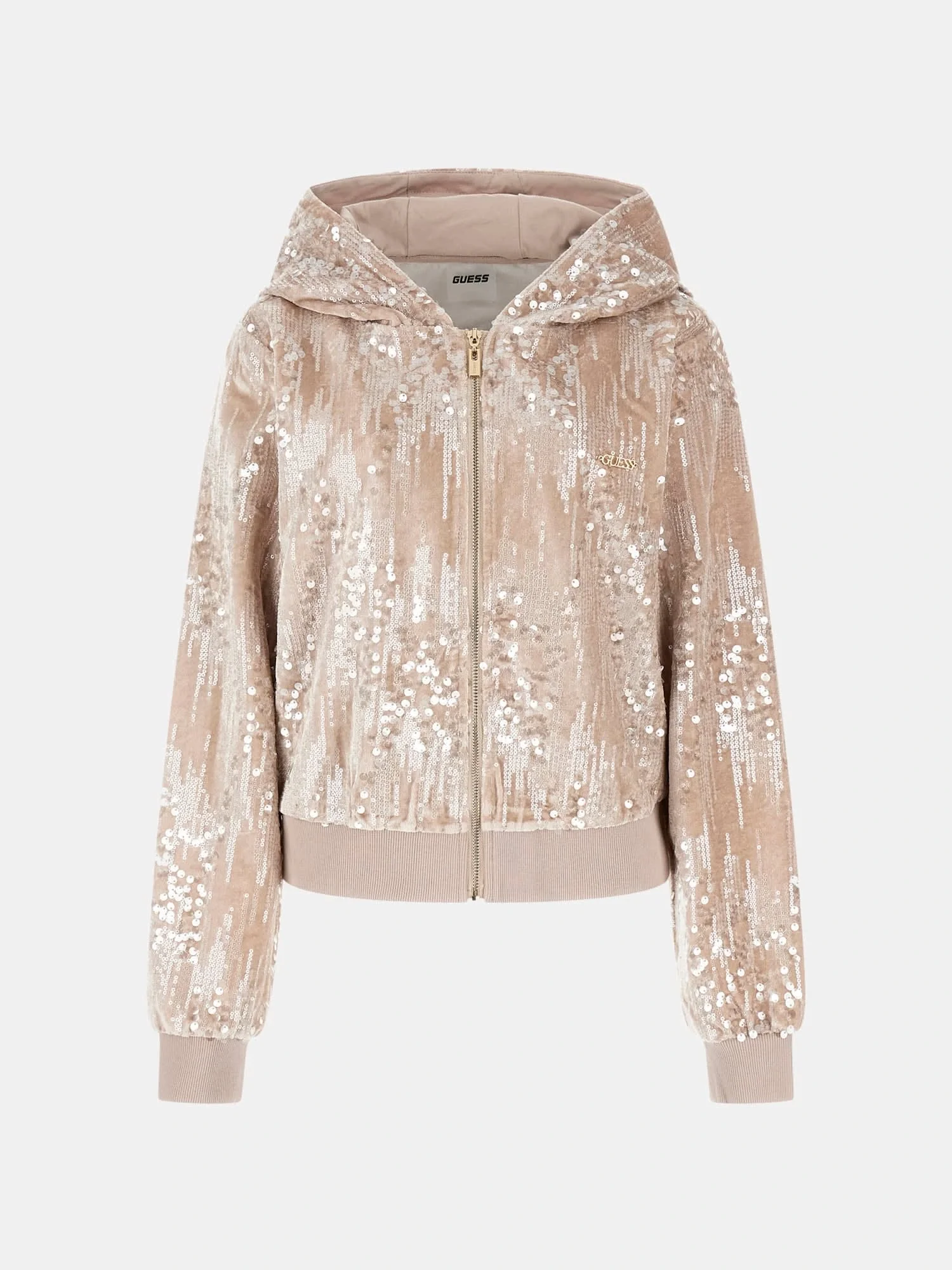 Guess Sequins Kadın Mavi Aktif Sweatshirt V5BQ02K1922-G1FU