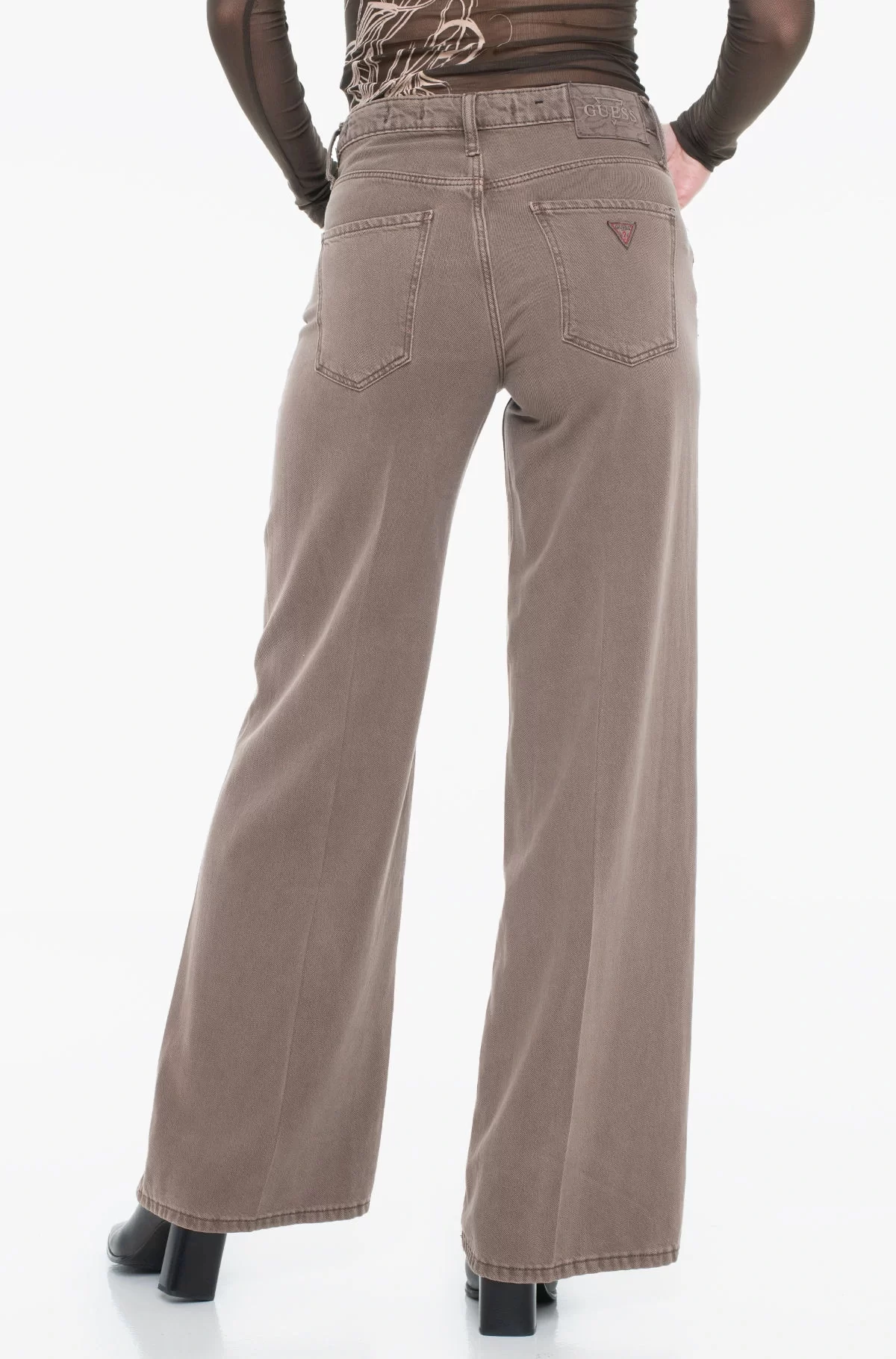 Guess Sexy Palazzo Kadın Çok Renkli Palazzo Fit Pantolon W5RA96WFD53-FN8J