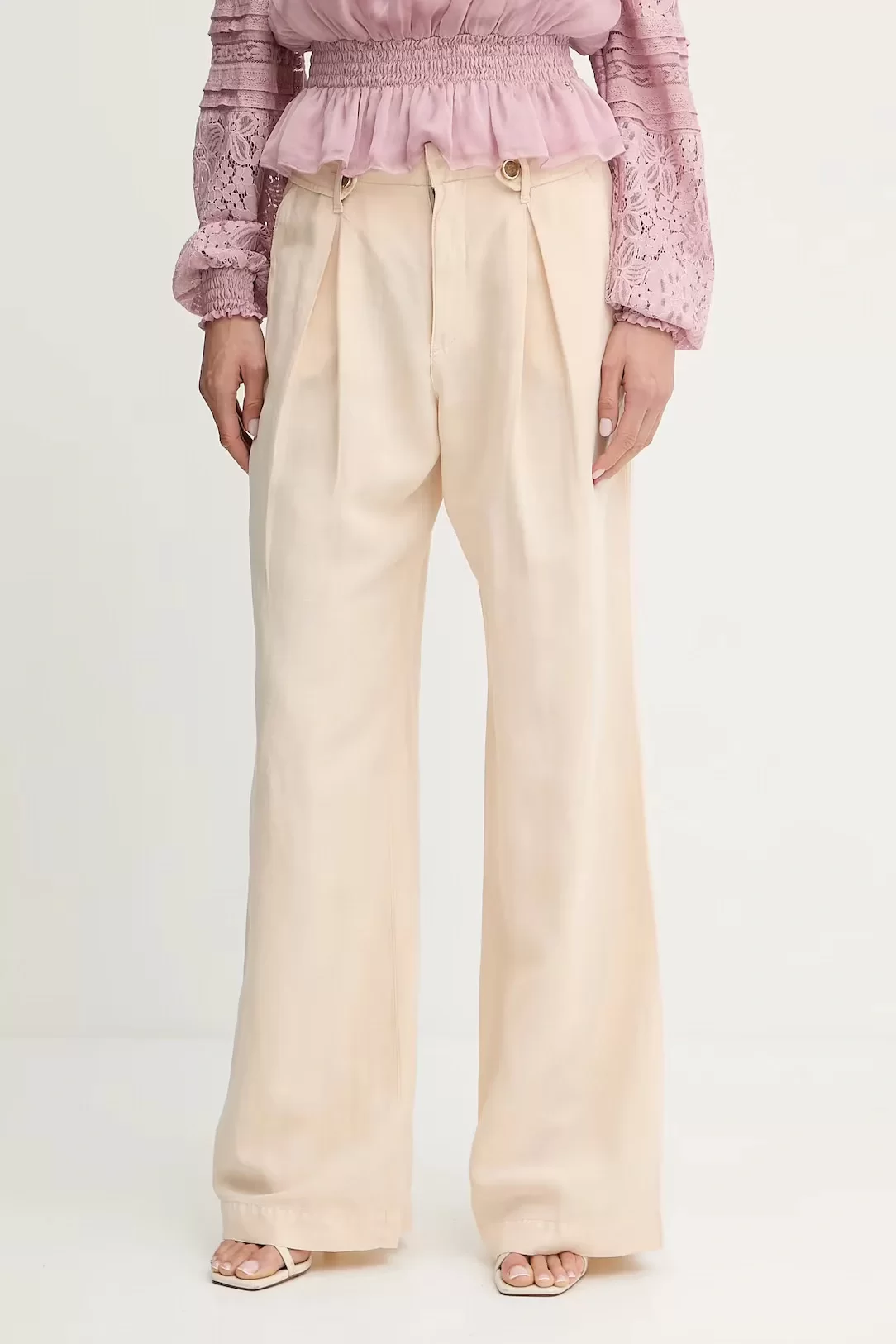 Guess SHAYE WIDE LEG TROUSER Kadın Multicolor Pantolon W5GA2GWG8N0-F62L