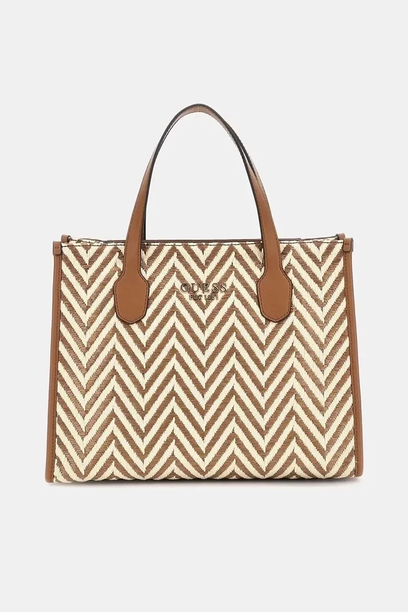 Guess Sılvana 2 Compartment Tote Kadın Kahverengi El Çantası HWCV8665220-COG