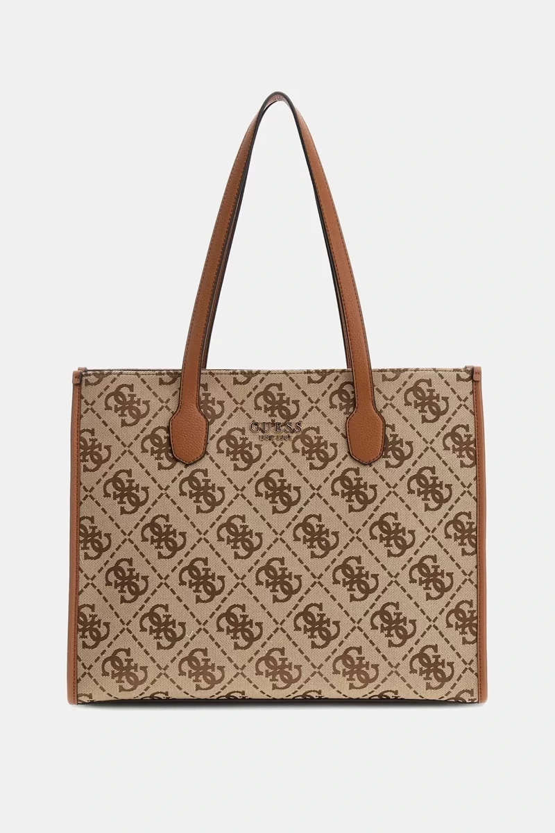 Guess SILVANA GIRLFRIEND TOTE Kadın Kahverengi El Çantası HWJO8665240-LTL