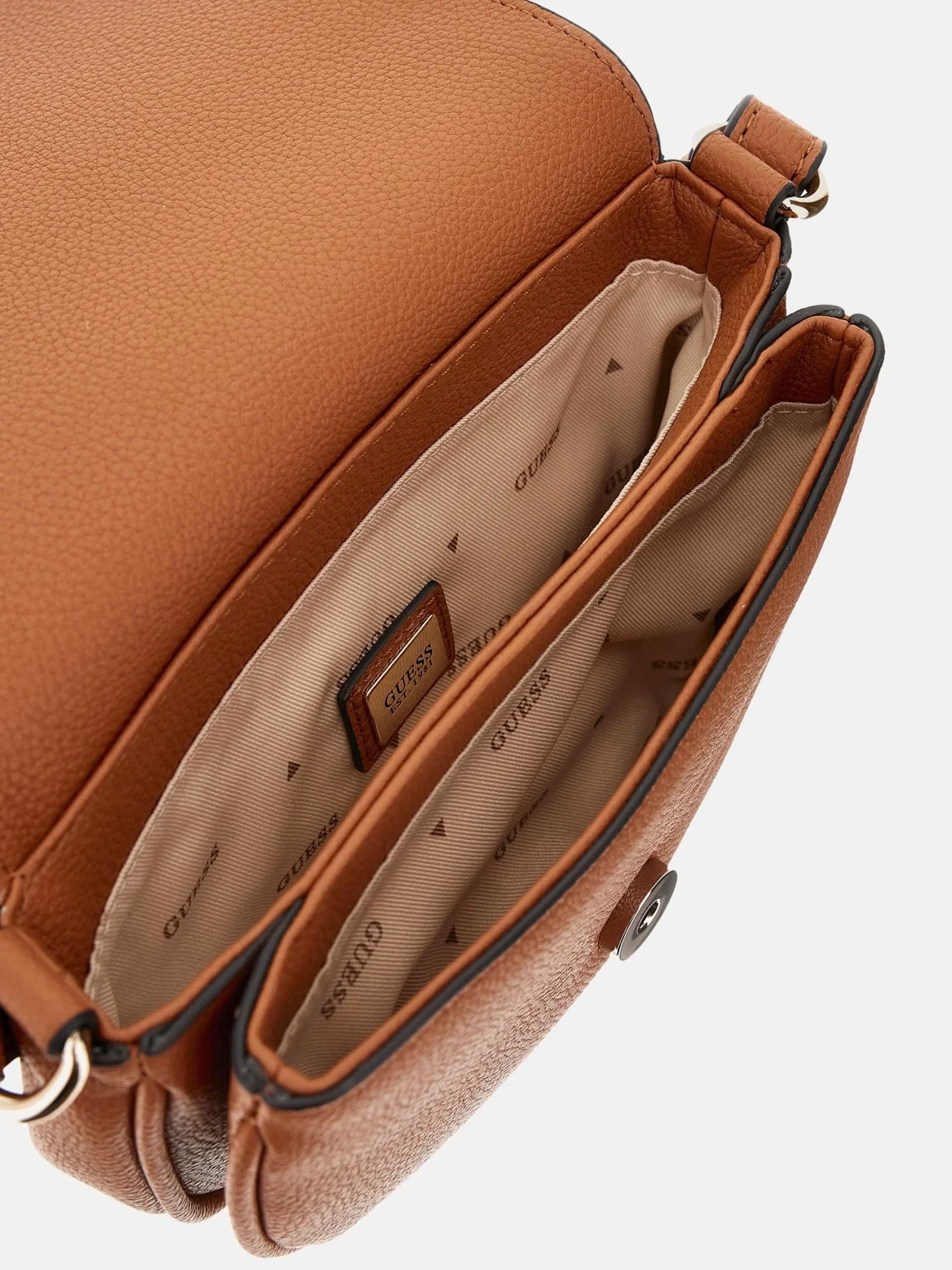 Guess Silvye Kadın Kahverengi Omuz Çantası HWBG9536780-COG