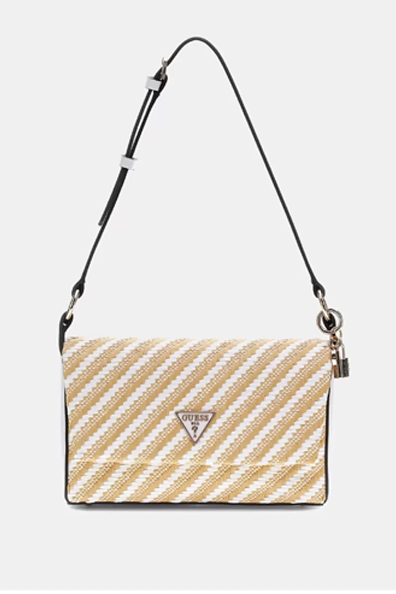 Guess SIMONA FLAP SHOULDER BAG Kadın Çok Renkli Omuz Çantası HWWG9210190-NTW