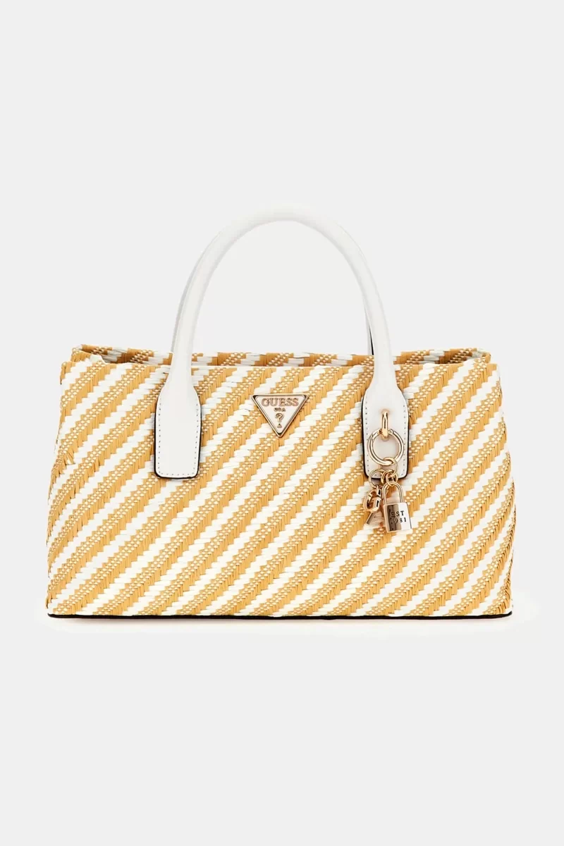 Guess SIMONA SMALL SATCHEL Kadın Çok Renkli El Çantası HWWG9210050-NTW