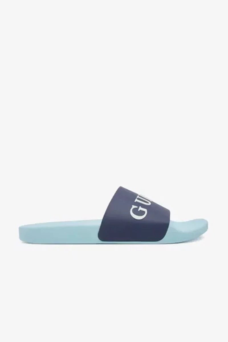Guess SLIDES COLOR BLOCKING Erkek Mavi Terlik F5GZ06BB00F-FBA6